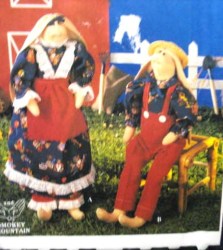 8830 17'' FARMER COUNTRY RABBITS, CLOTHES PATTERN